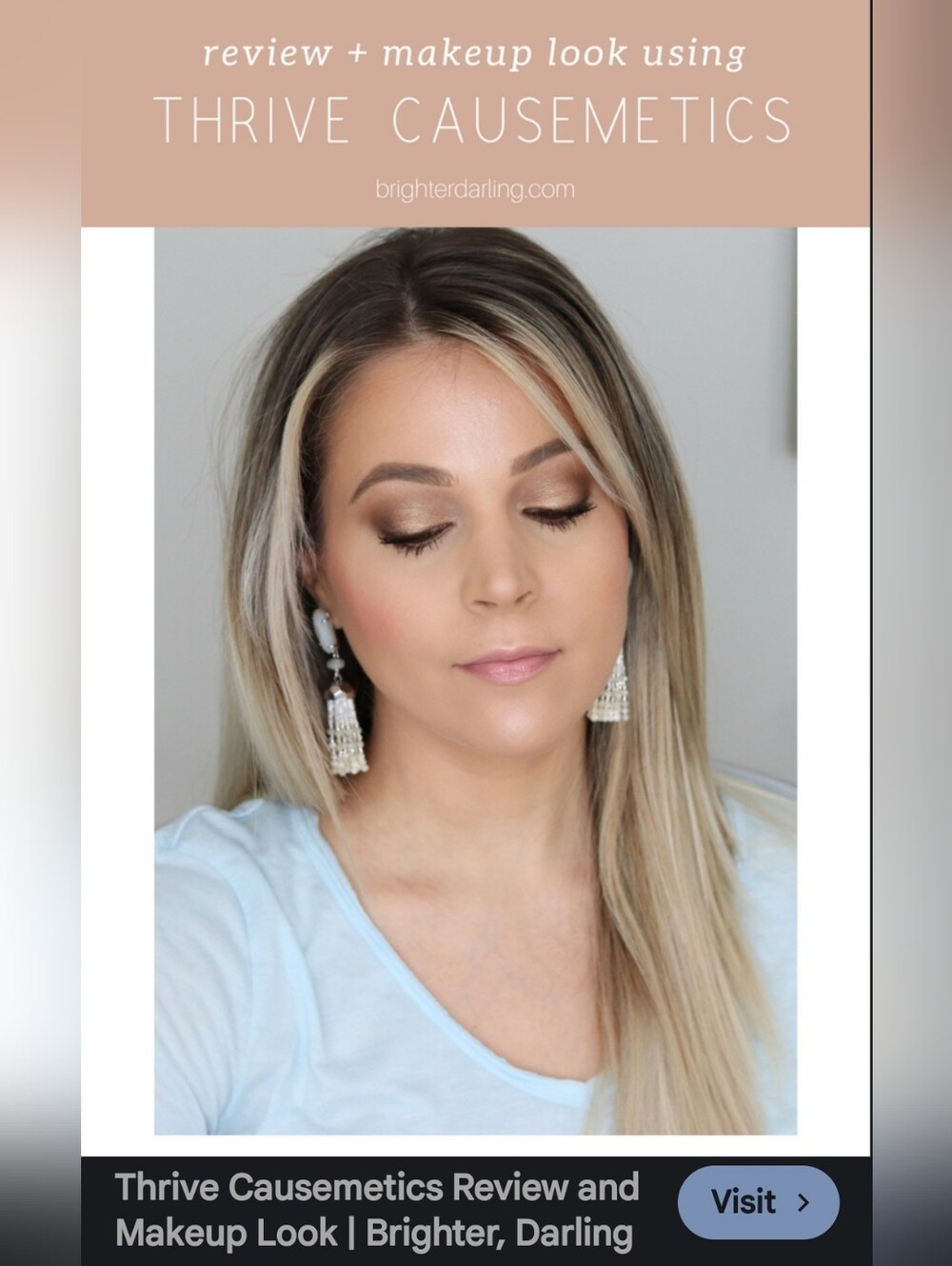 Thrive Cosmetics Perfect Eyeshadow Palette